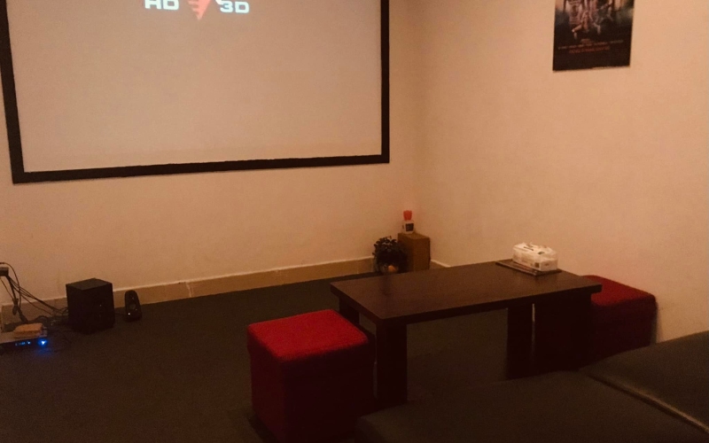 Phòng chiếu phim tại 3D Cinema Minh Khoa