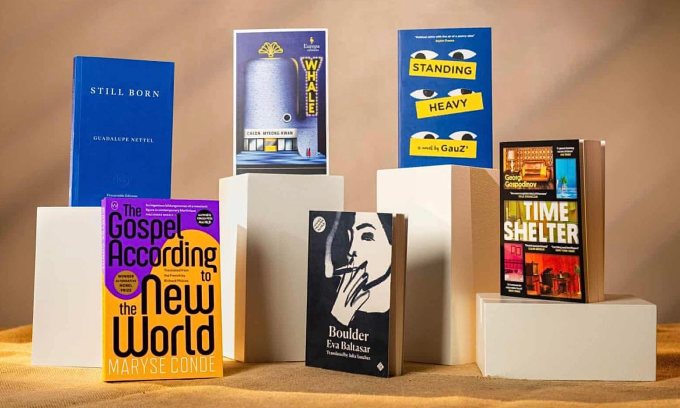 Sáu cuốn sách lọt vào danh sách rút gọn Booker Quốc tế 2023. Ảnh: International Booker Prize