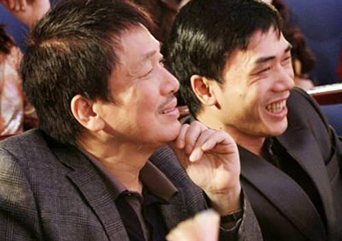 Nhạc sĩ Phú Quang (trái), Đỗ Bảo làm giám khảo một chương trình năm 2013. Ảnh: Nhân vật cung cấp