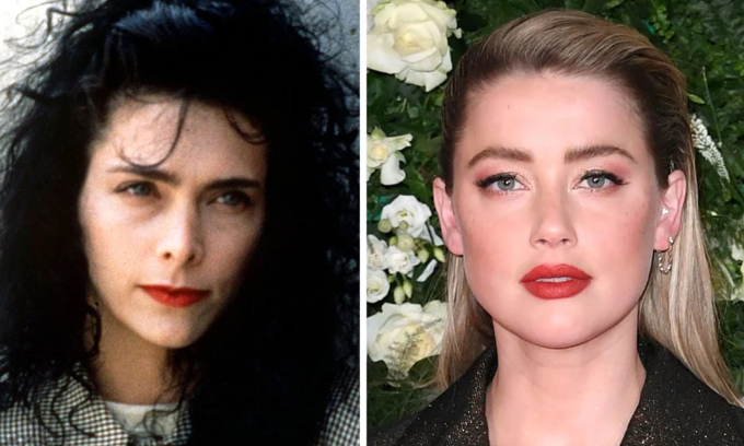 Lori Anne Allison (trái) và Amber Heard là hai phụ nữ Johnny Depp từng kết hôn. Ảnh: US Weekly